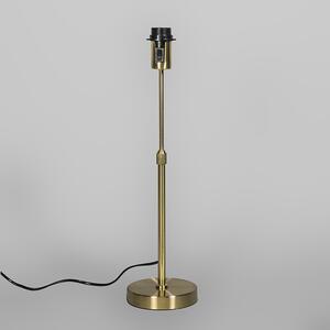 Stolna svjetiljka zlatna / mesing s crnom sjenkom podesiva 25 cm - Parte