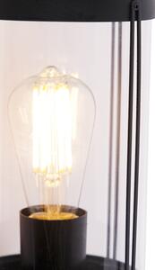 Dizajn vanjska zidna svjetiljka crna IP44 - Schiedam