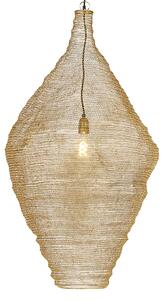 Orijentalna viseća lampa zlatna 60 cm - Nidum L