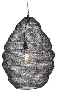 Orijentalna viseća lampa crna 45 cm - Nidum