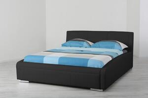 Krevet MAX sa podiznom podnicom i spremištem-Crna-180x200 cm