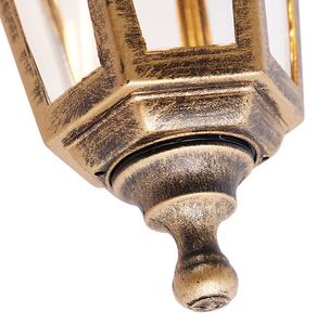 Starinska vanjska zidna svjetiljka zlatna IP44 - New Haven