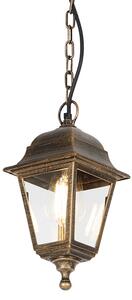 Klasična vanjska viseća svjetiljka starinsko zlato IP44 - Kapital