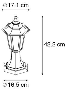 Vanjska svjetiljka antikni mesing IP44 - New Haven