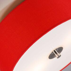 Moderna stropna lampa crvena 30 cm - Bubanj