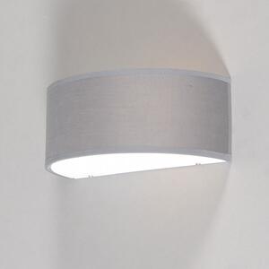 Zidna svjetiljka polukružno siva - Bubanj