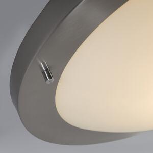 Moderna stropna svjetiljka čelik 41 cm IP44 - Yuma