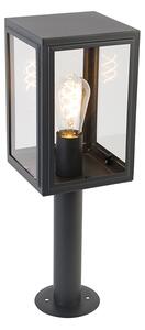 Stup vanjske svjetiljke sivi 50 cm IP44 - Sutton