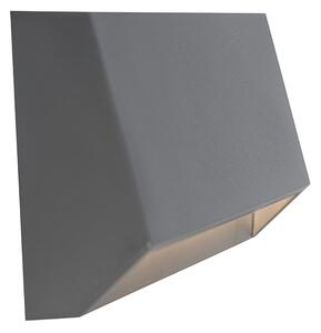 Moderna vanjska zidna svjetiljka tamno siva uklj. LED IP65 - Sandstone 2