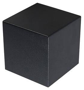 Moderna zidna svjetiljka crna - Cube