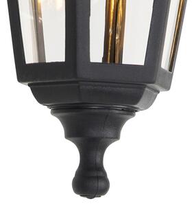 Romantična vanjska viseća svjetiljka crna IP44 - New Haven