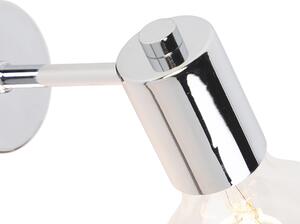Moderna zidna svjetiljka krom - Facil 1