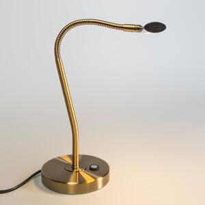 Art Deco stolna svjetiljka brončana sa LED - Tableau