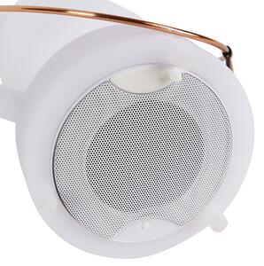 Stolna svjetiljka bijela IP44 s Bluetooth zvučnikom - Storm Music