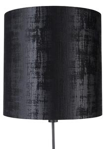 Podna svjetiljka crna sjena crna 40 cm podesiva - Parte