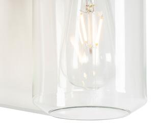 Moderna zidna svjetiljka bijela IP54 - Marshall
