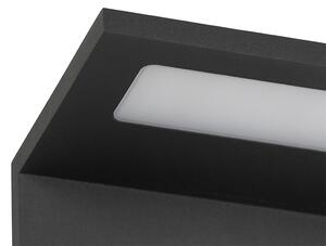 Vanjska zidna svjetiljka siva s LED senzorom kretanja IP54 - Harvey