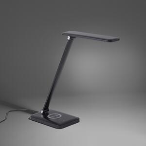 Dizajn stolna svjetiljka crna, uključujući LED s prigušivačem na dodir - Tina