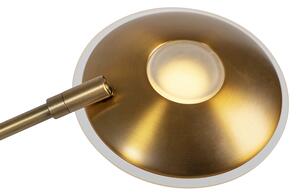 Podna svjetiljka brončana s LED diodom s rukom za čitanje - Ibiza