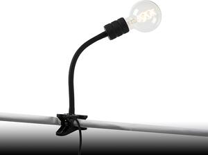 Moderna svjetiljka sa stezanjem crna sa savitljivim krakom - Cavalux