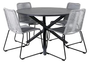 Set stola i stolica Dallas 3728Uže, Metal