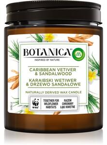 Air Wick Botanica Caribbean Vetiver & Sandalwood mirisna svijeća 205 g