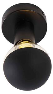 Dizajnerska stropna svjetiljka crna s gornjim ogledalom G95 crna - Facil
