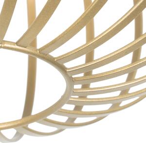 Dizajnerska stropna lampa zlatna 30 cm - Johanna