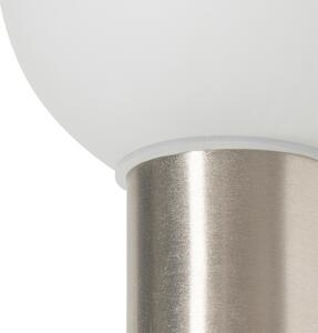 Moderna zidna svjetiljka od čelika IP44 - Cederic Up