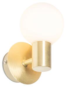 Moderna zidna svjetiljka zlatna IP44 - Cederic Up