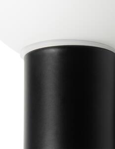 Moderna zidna svjetiljka crna IP44 - Cederic Up