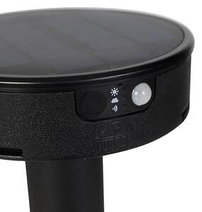 Dizajn pin spot crni sa LED i prigušivačem IP55 solarni - Fiorina