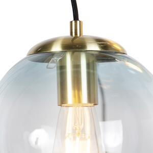 Art deco viseća svjetiljka mesing 7-light - Pallon