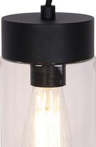 Moderna viseća svjetiljka crna IP44 - Jarra