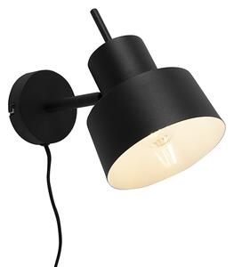 Retro zidna svjetiljka crna - Chappie