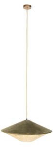 Lampa za visenje u zelenoj baršunu s trskom 60 cm - Okovci Can