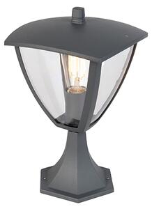 Moderni postolje za vanjske lampione tamno sive boje - Platar