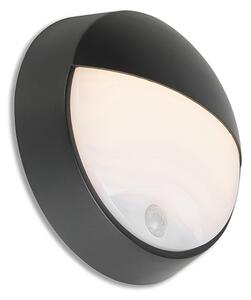 Vanjska zidna svjetiljka crna, uključujući LED sa senzorom pokreta IP54 - Hortus