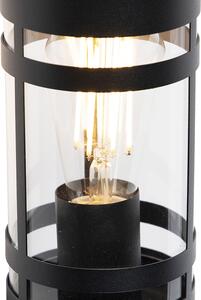 Vanjska zidna svjetiljka crna sa senzorom pokreta IP44 - Gleam