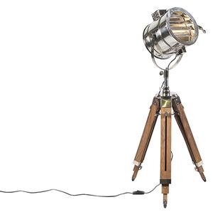 Podna svjetiljka stativa drvo sa studijskim spotom - Tripod Radiant