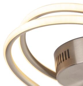 Dizajnerska stropna svjetiljka od čelika uključujući LED 3 stupnja prigušivanja - Rowan