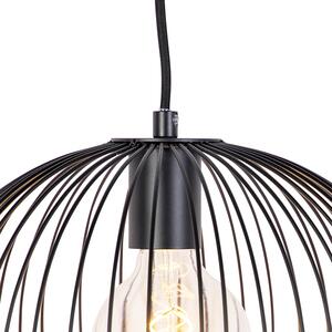 Dizajn viseća svjetiljka crna - Žičano tijesto