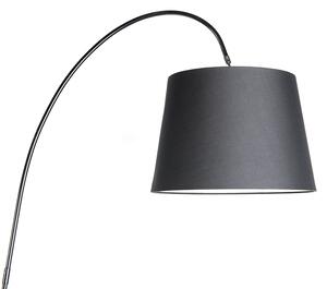 Moderna podna lampa s crnim sjenilom - Bend