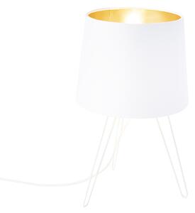 Moderna stolna svjetiljka bijela - Uzvišena