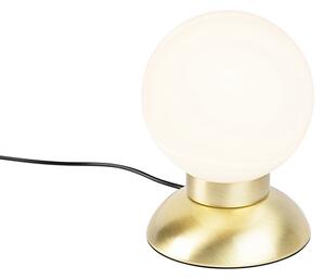 Dizajn stolne svjetiljke zlatne zatamnjive, uključujući LED - Majestic