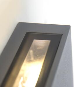 Zidna svjetiljka siva IP54, uključujući LED - dio
