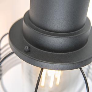 Seoska vanjska zidna svjetiljka crna IP44 - Guardado