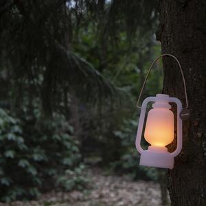 Stolna lampa efekt bijelog plamena 22 cm - Storm Mini