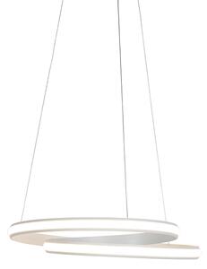 Moderna viseća lampa bijela 55cm uklj.LED - Rowan