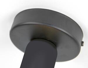 Moderna stropna svjetiljka crna 1-svjetlo - Lagana
